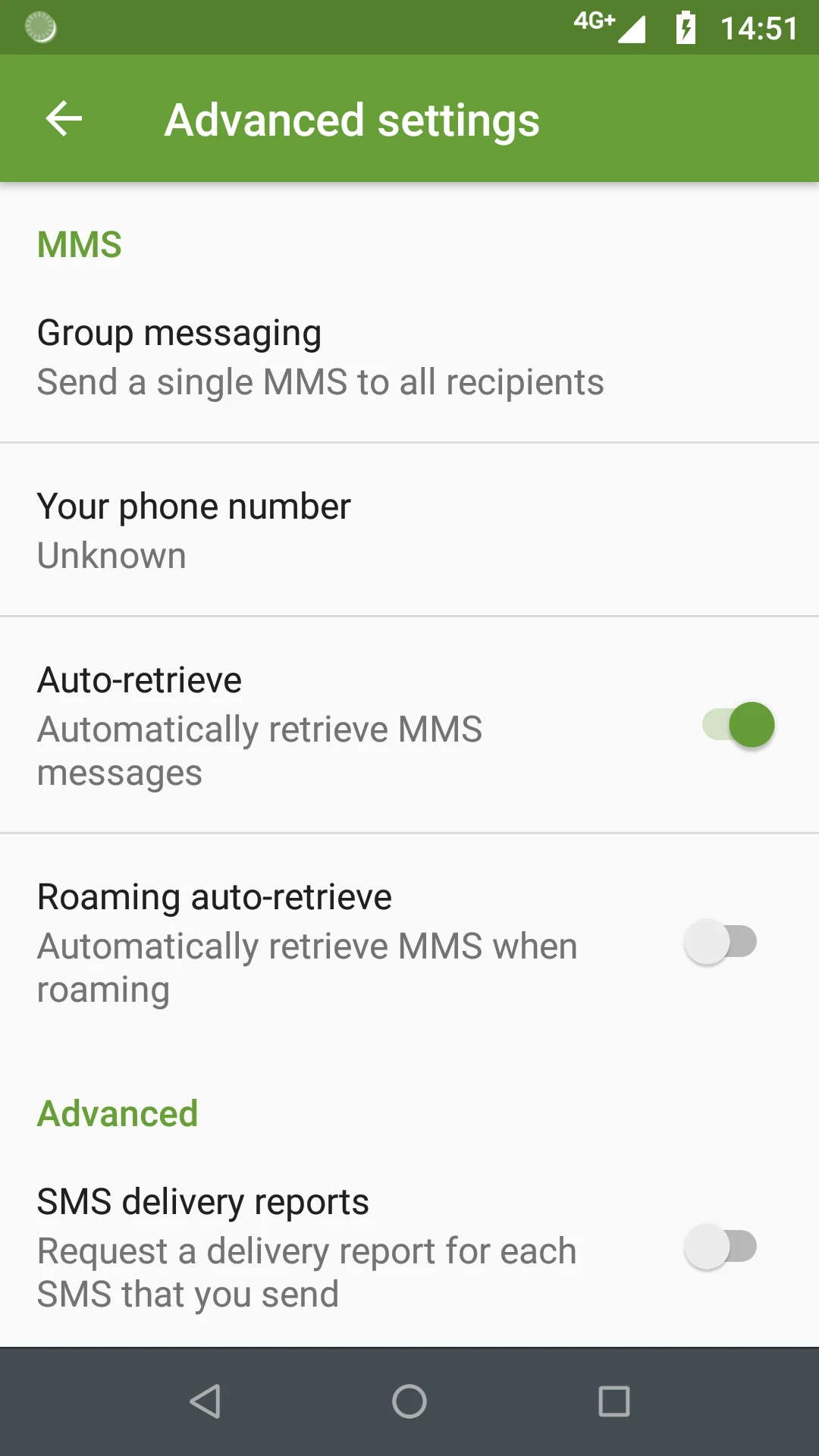 MMGuardian Messaging App screenshot